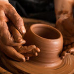 Fearfully made by God image showing a porter molding a clay jar
