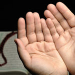Attitude of gratitude showing hands open to receive