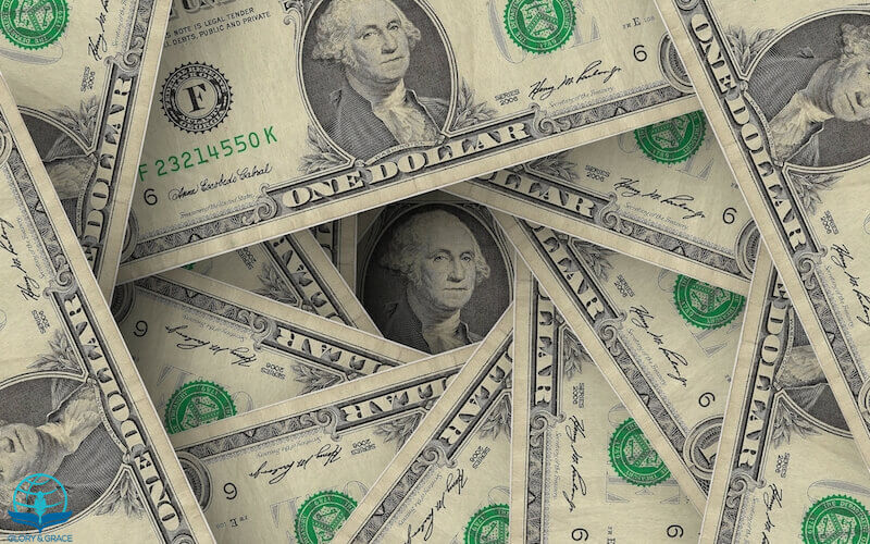 Power to create wealth image showing dollar bills