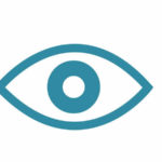 Spiritual eyes showing an eye icon