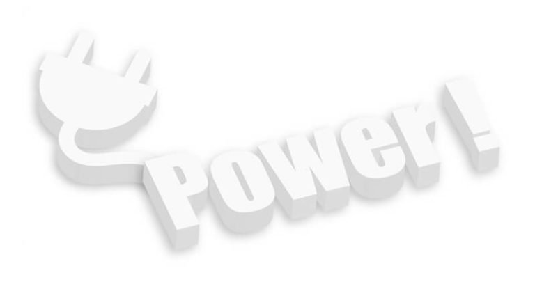 The Holy Spirit, power and the anointing showing the word power and a plug