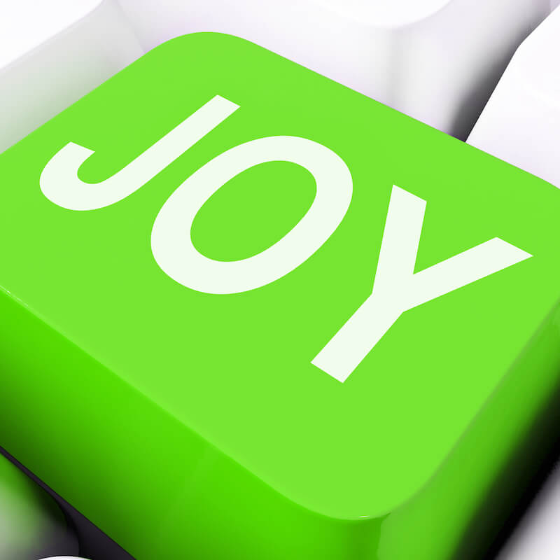 Rejoice in the Lord showing the letters of joy