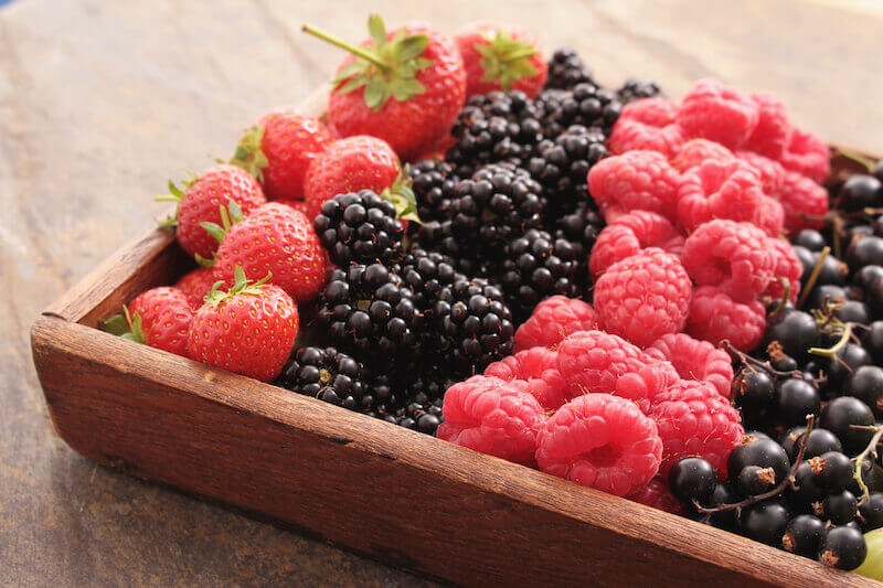 Self control showing a collection of fruit