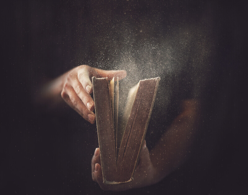What is wisdom showing an open book