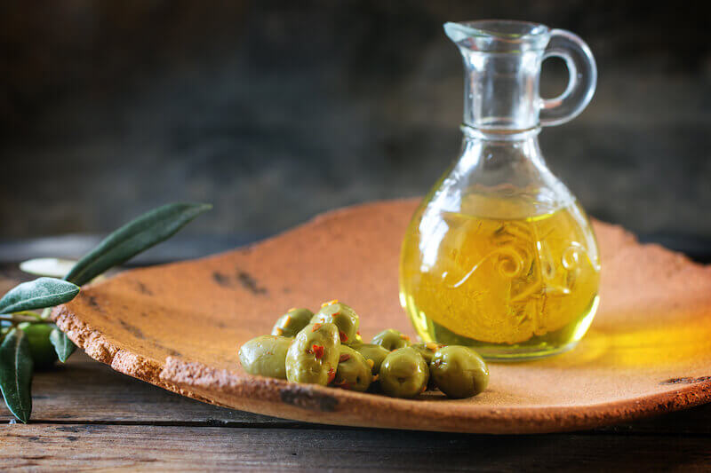 anointing in you showing an olive oil jar