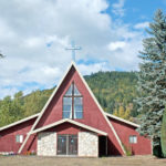 local church showing a church building