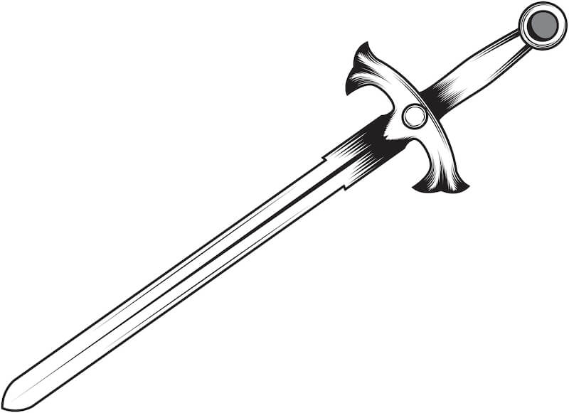 sword of the Spirit showing a sword 