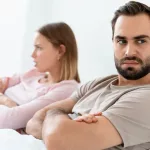 bitter is spiritual cancer showing a resentful couple