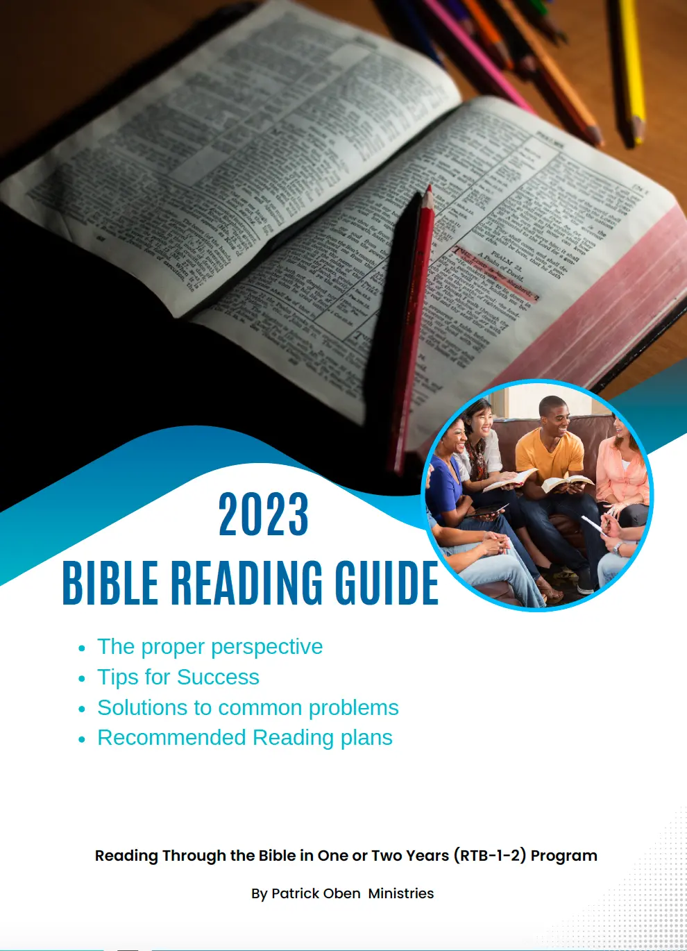 Bible reading guide showing front cover of ebook